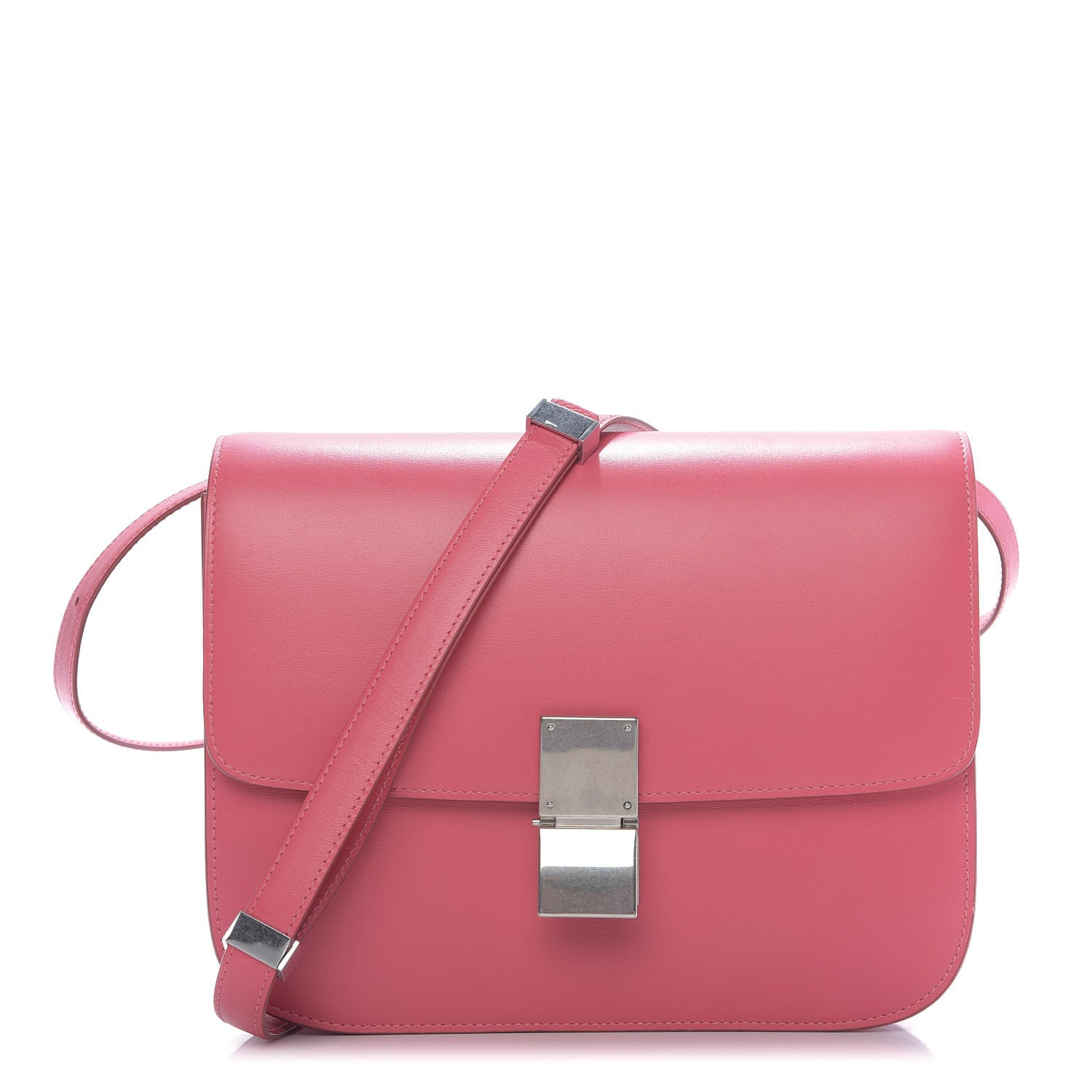 Celine Smooth Calfskin Medium Classic Box Flap Bag Bubble 1 of 9