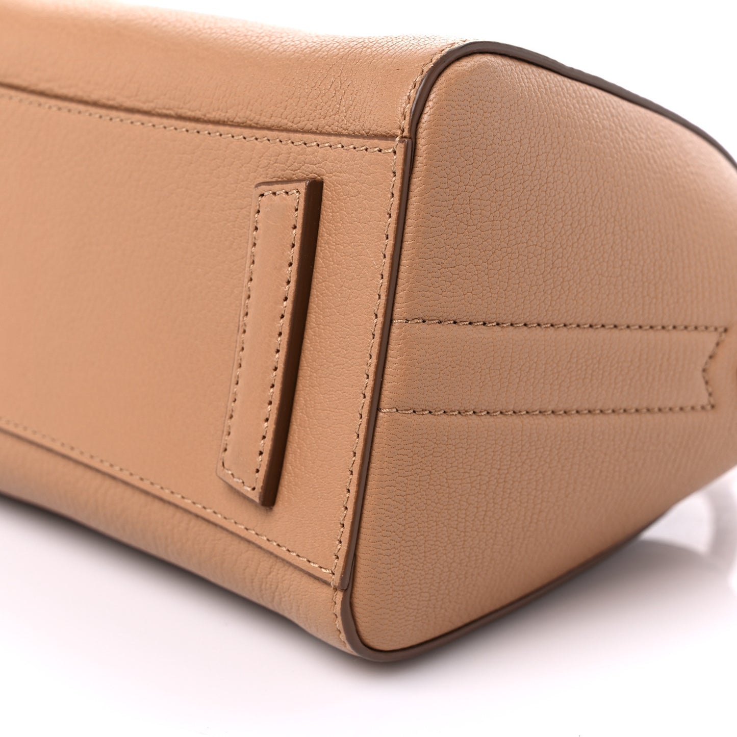 Sugar Goatskin Mini Antigona Medium Beige