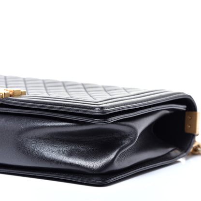 Chanel Lambskin Quilted New Medium Boy Flap Black 7 of 10