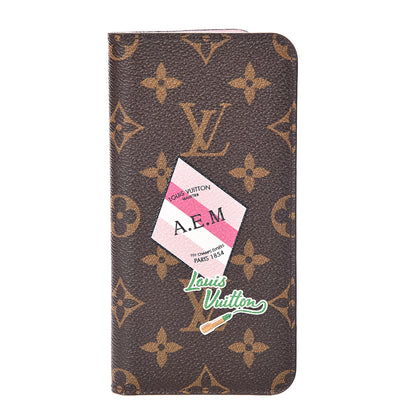 Louis Vuitton Monogram My LV World Tour iPhone 7/8 Plus Folio Case Rose Ballerine 1 of 12