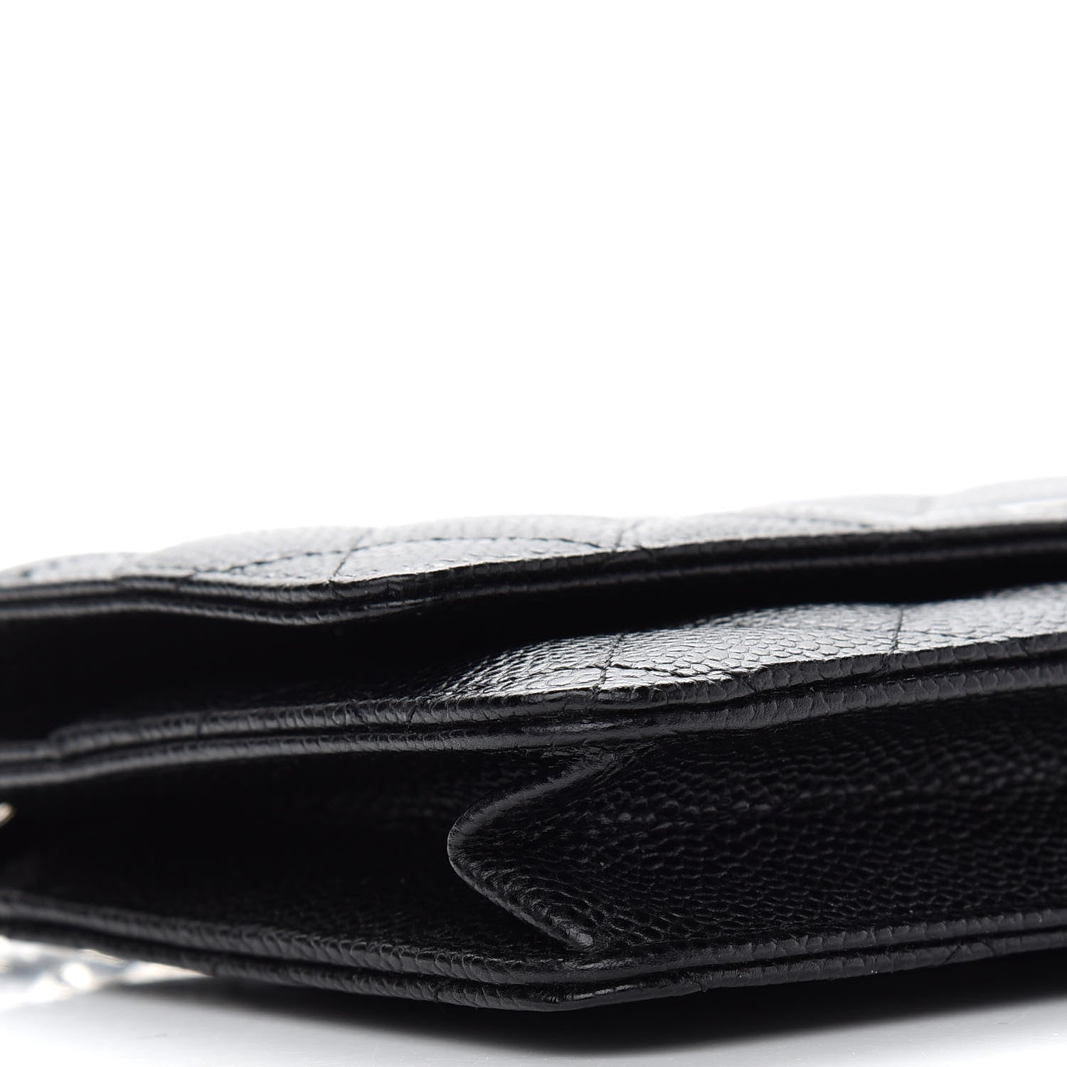 Chanel Caviar Quilted Wallet On Chain WOC Black 9 of 10