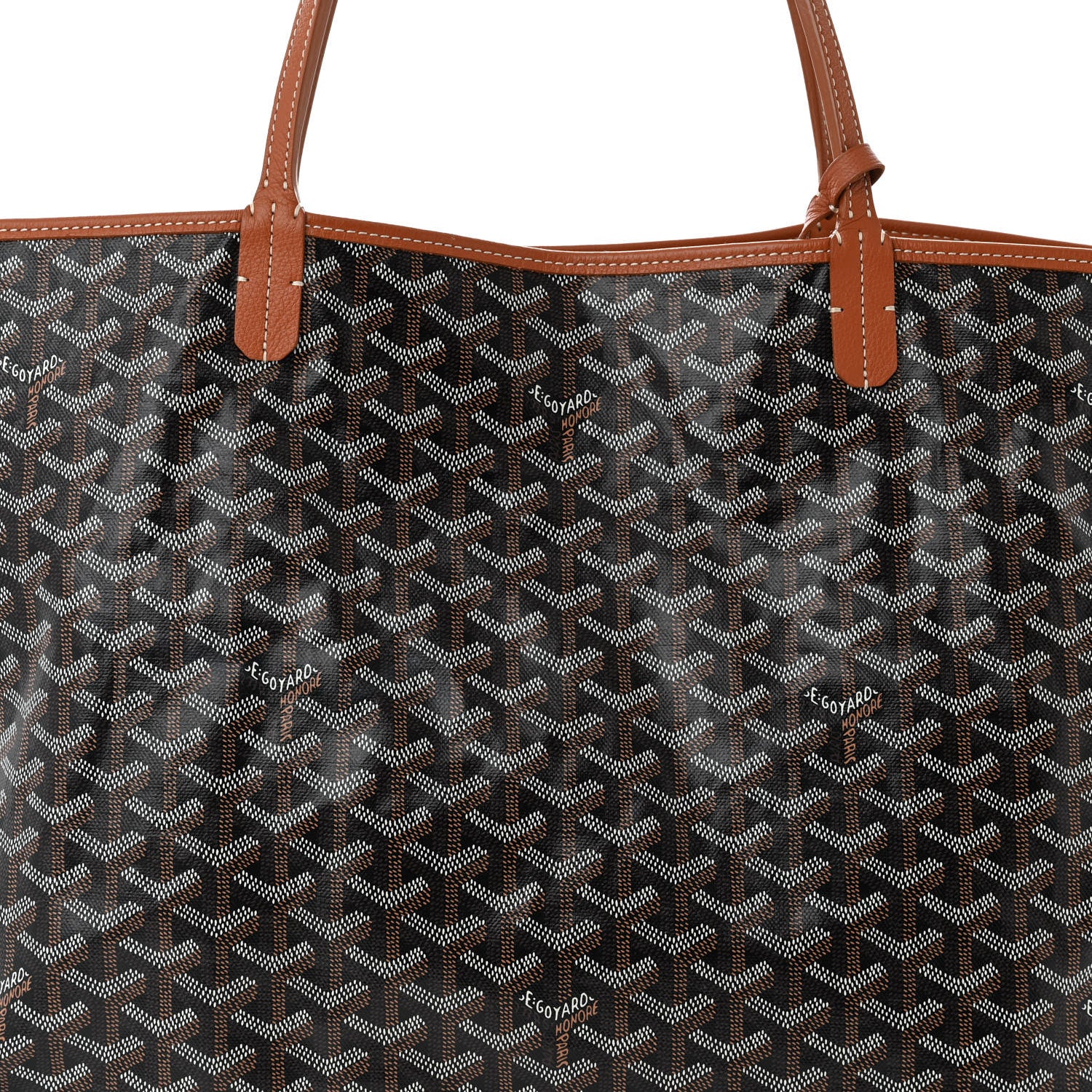 Goyard Goyardine Saint Louis GM Black Gold 9 of 11
