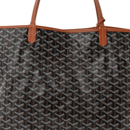 Goyard Goyardine Saint Louis GM Black Gold 9 of 11