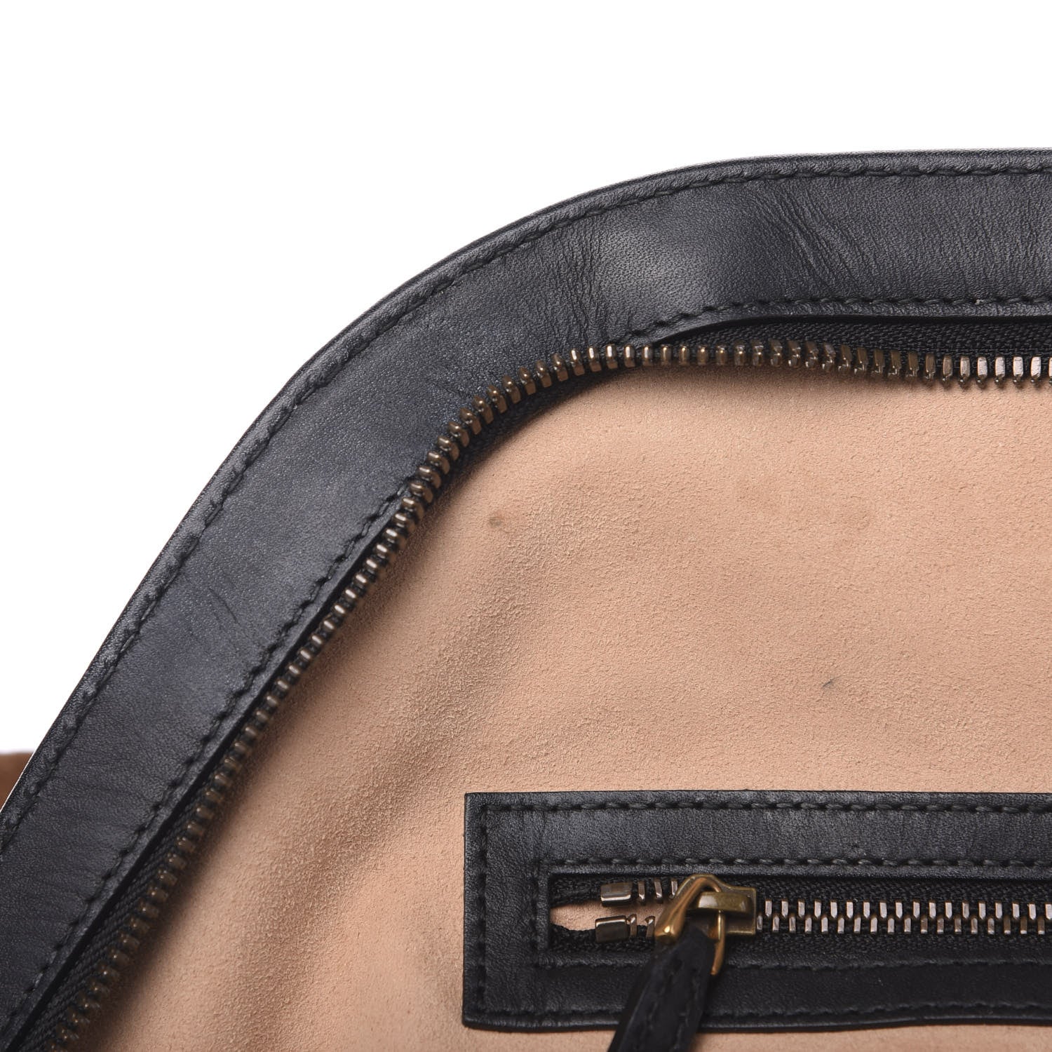 Gucci Suede Ophidia Large Re(Belle) Top Handle Bag Nocciola Black 7 of 14