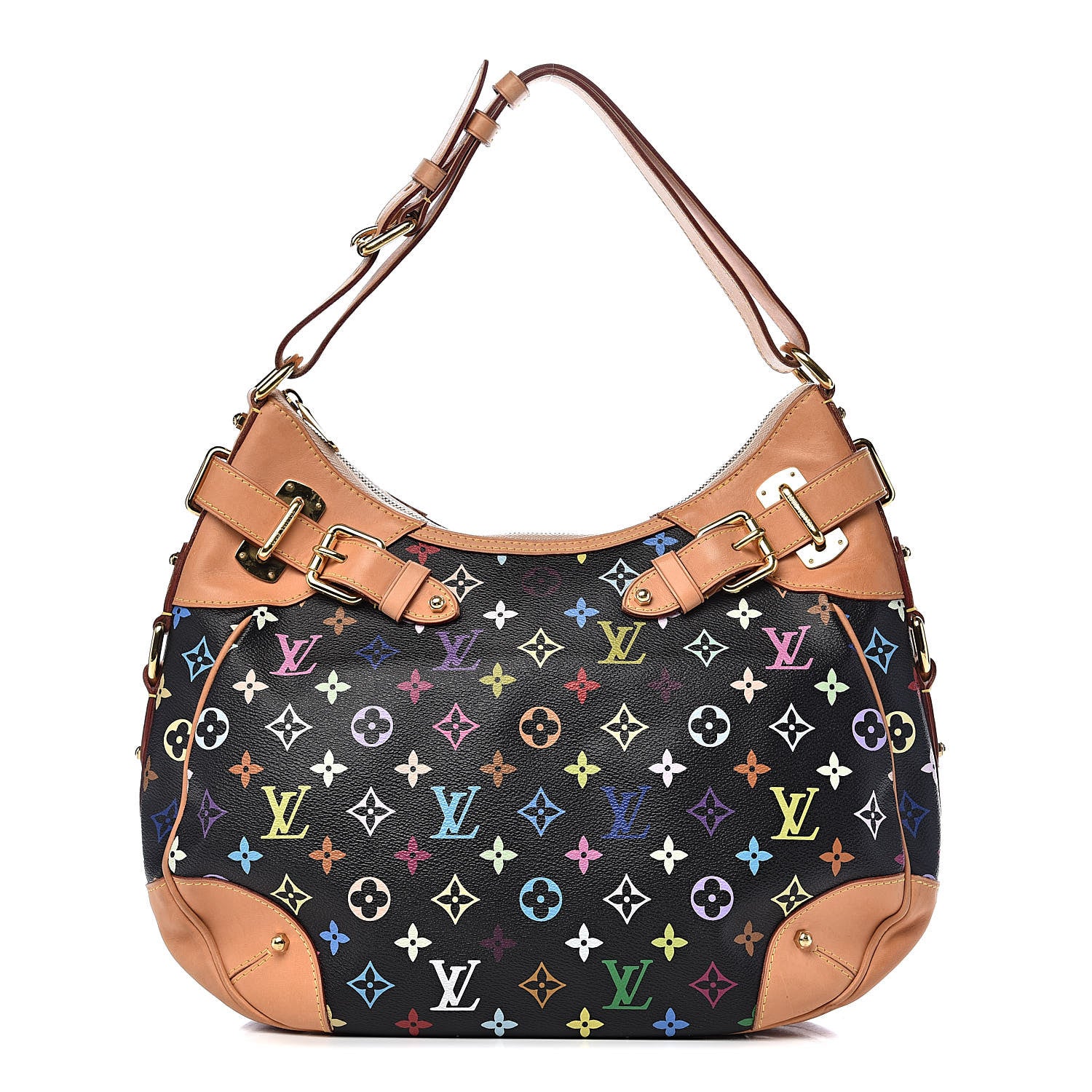 Louis Vuitton Monogram Multicolor Greta Black 1 of 12