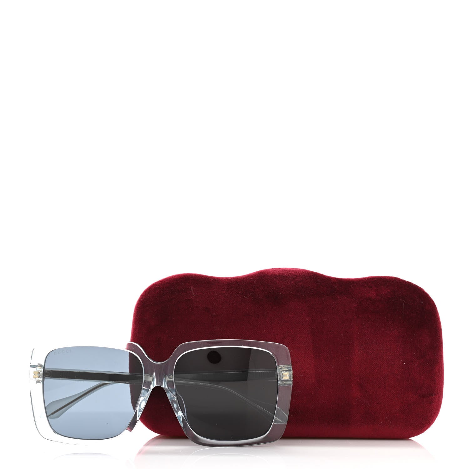 Gucci Acetate Square Frame GG0567SA Sunglasses Blue 8 of 8