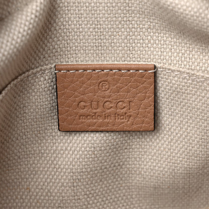 Gucci Pebbled Calfskin Small Soho Disco Bag Camelia 6 of 10
