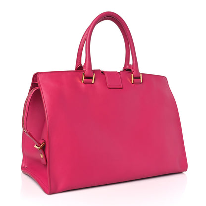 Saint Laurent Calfskin Medium Classic Y Cabas Fuchsia 3 of 8