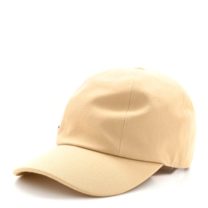 Hermes Cotton Canvas Serena Seashell Cap 57 Beige Albatre 1 of 9
