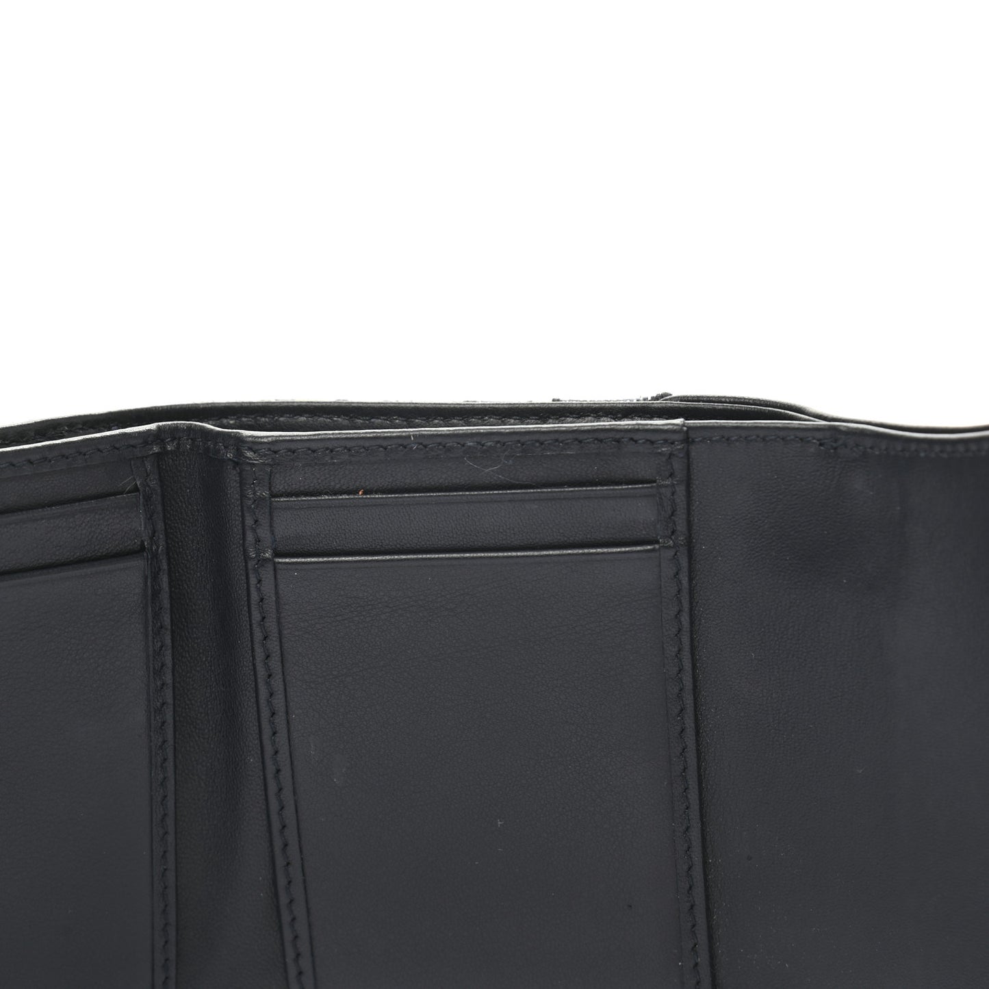 Oblique Saddle Lotus Wallet Blue