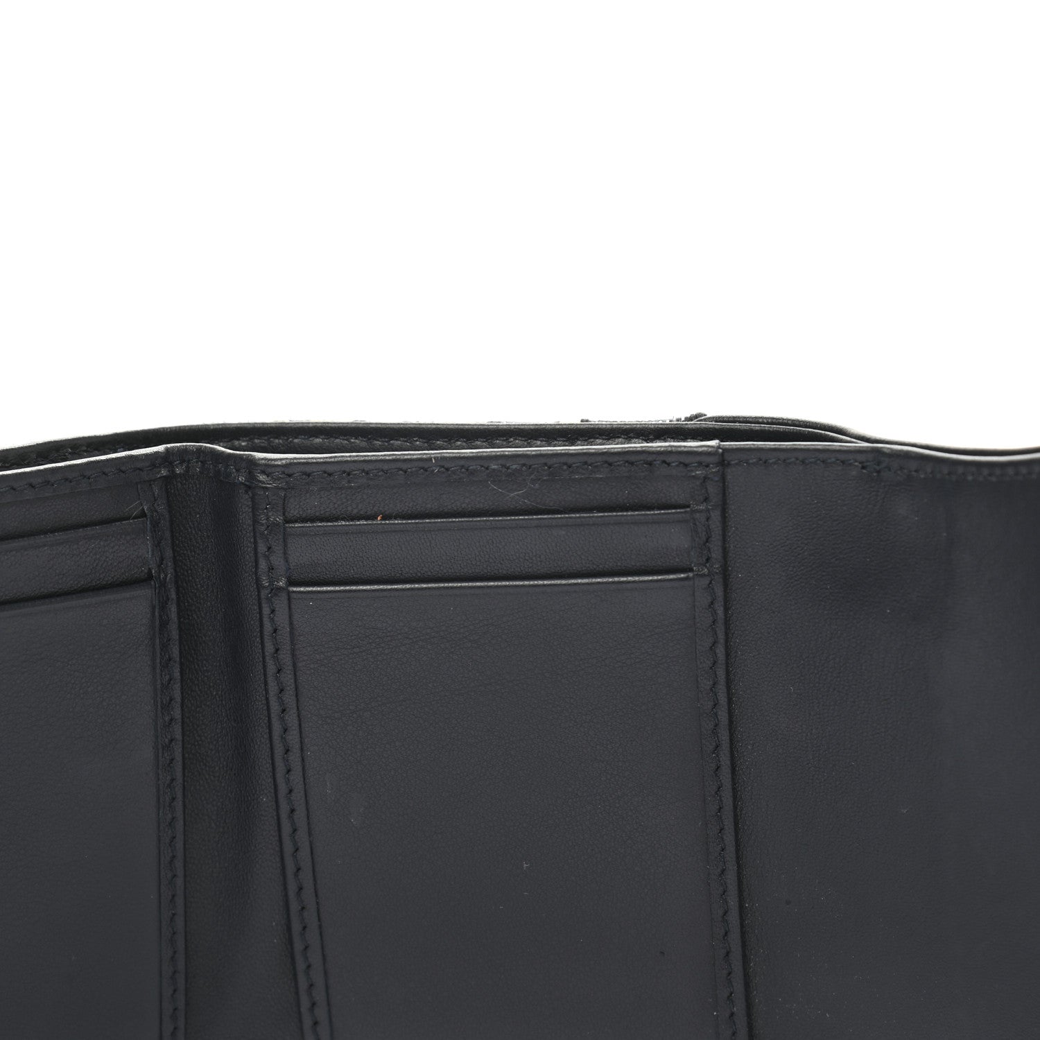 Christian Dior Oblique Saddle Lotus Wallet Blue 8 of 9