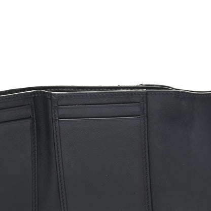 Christian Dior Oblique Saddle Lotus Wallet Blue 8 of 9