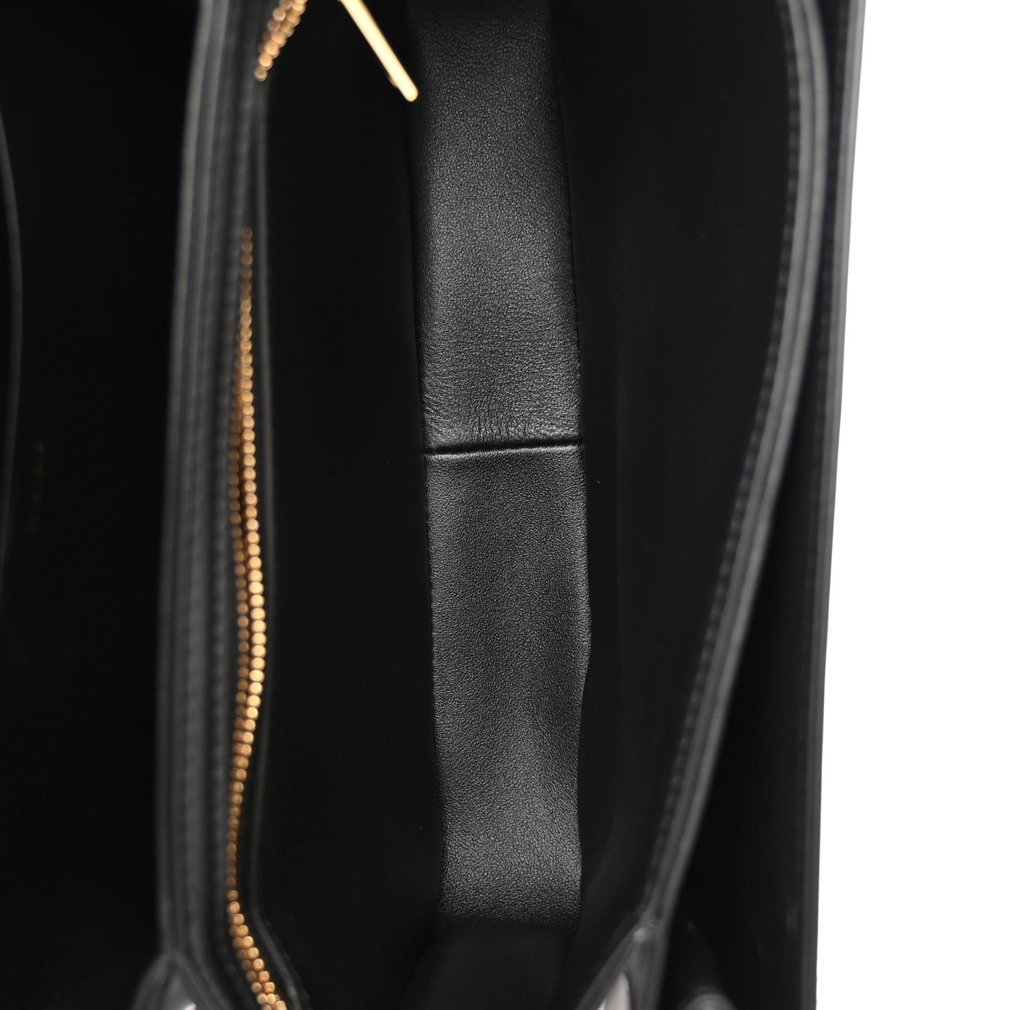 Shiny Calfskin Medium Triomphe Black