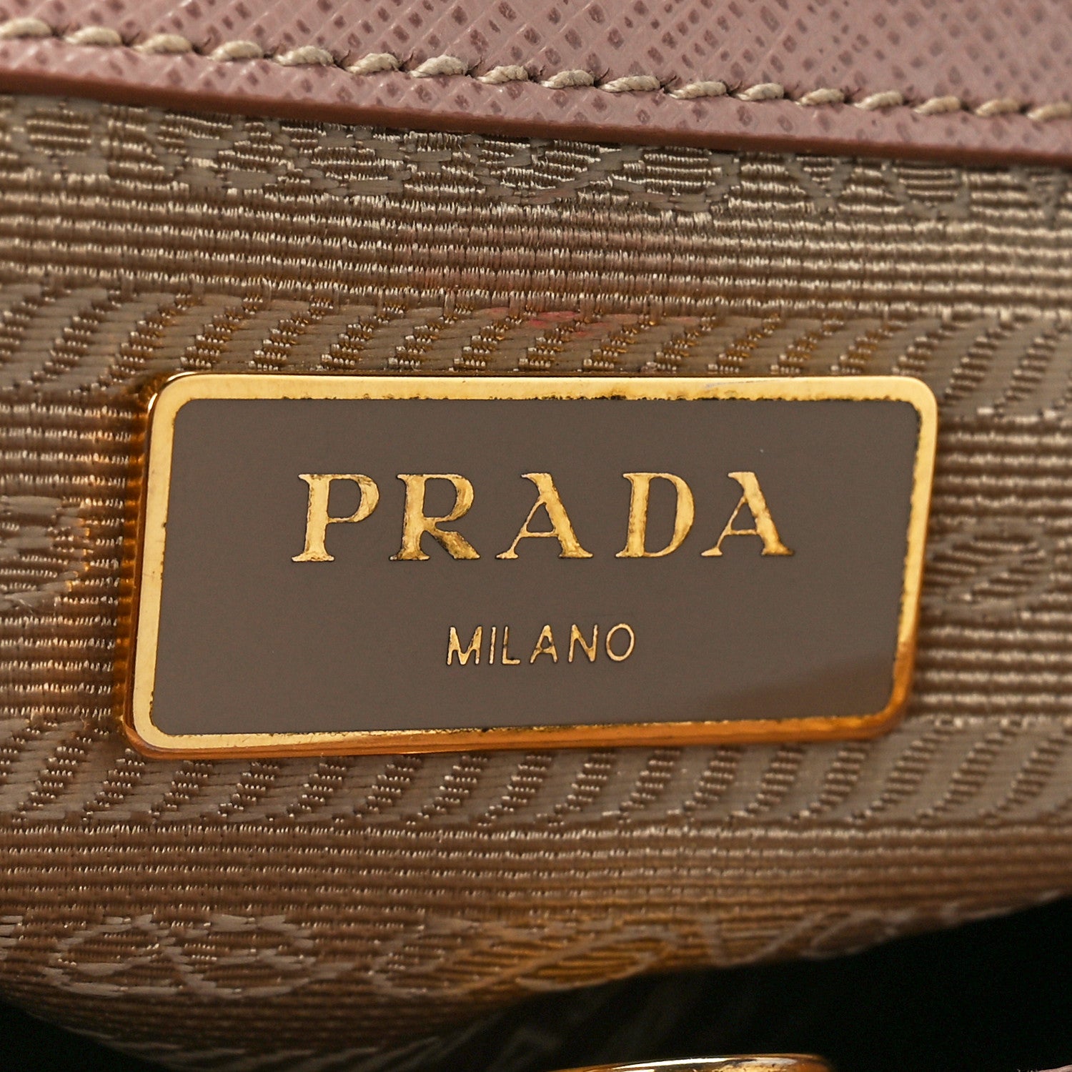 Prada Saffiano Lux Small Tote Cammeo 7 of 13