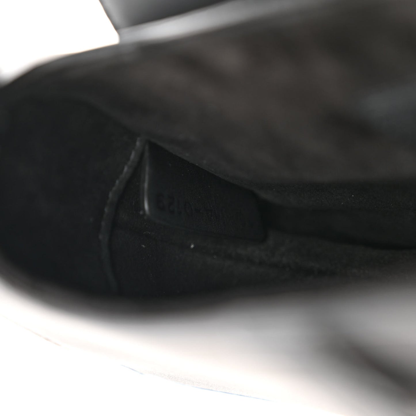 Ultra Matte Calfskin Mini Saddle Bag Black