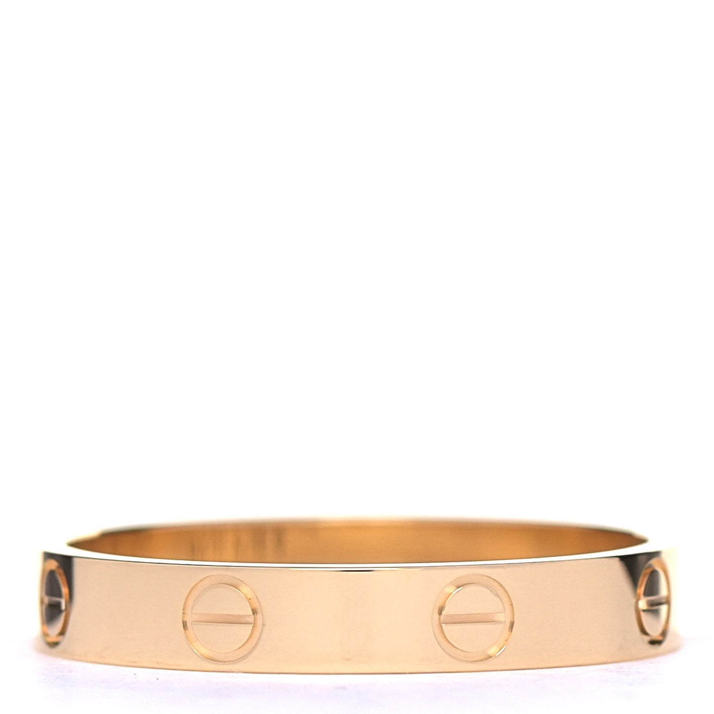 18K Yellow Gold 3.5mm LOVE Wedding Band Ring 62 10