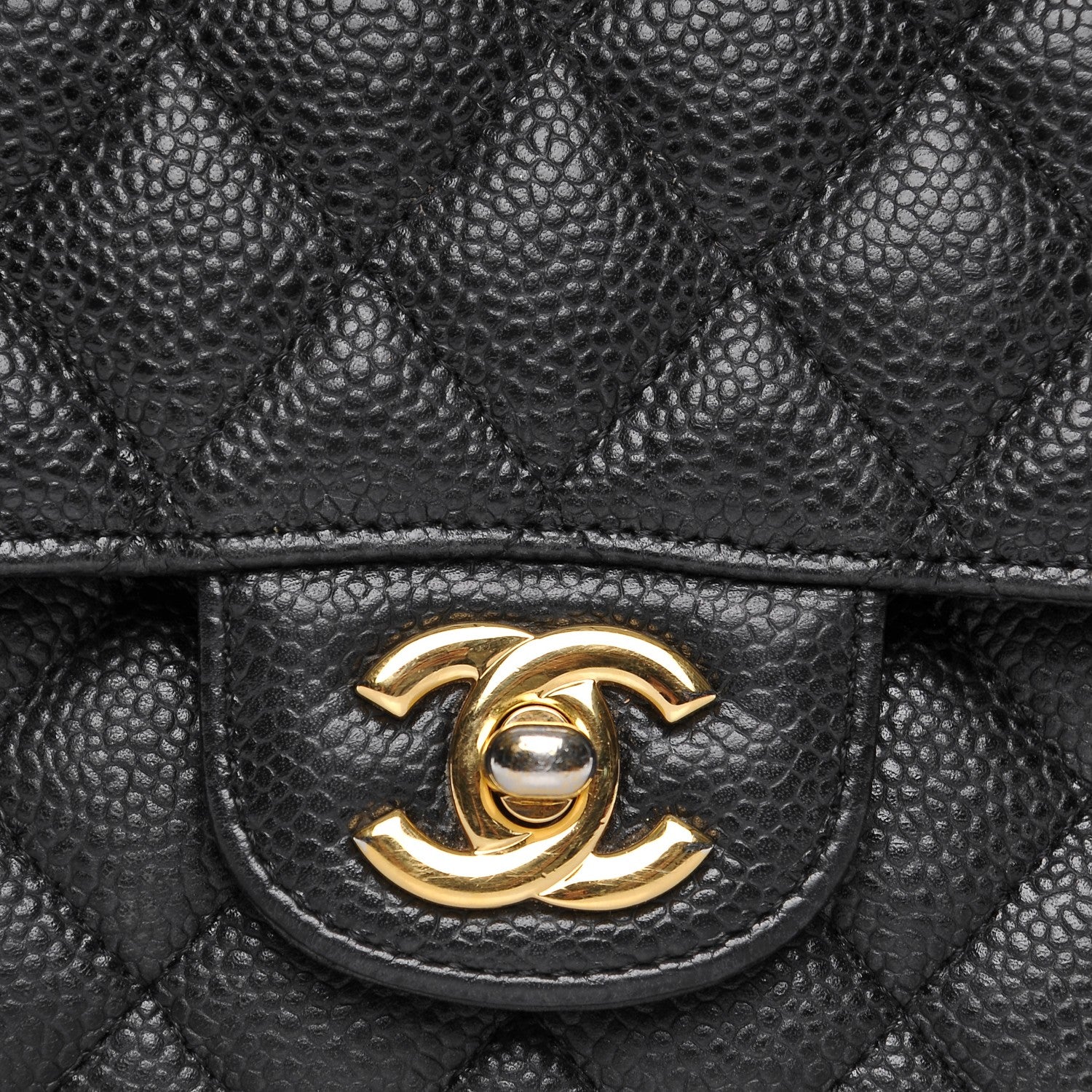 Chanel Caviar Quilted Medium Double Flap Black 6 of 11