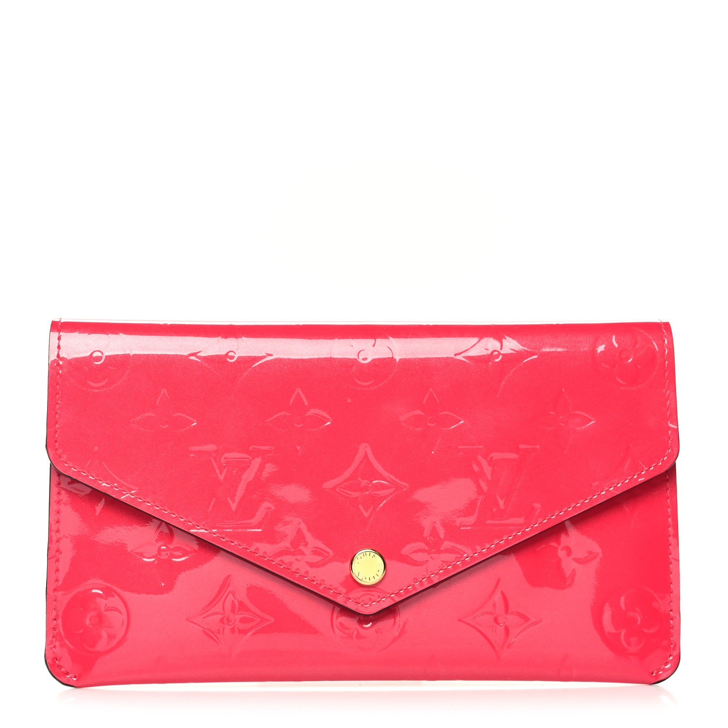 Louis Vuitton Vernis Jeanne Wallet Hot Pink 3 of 13