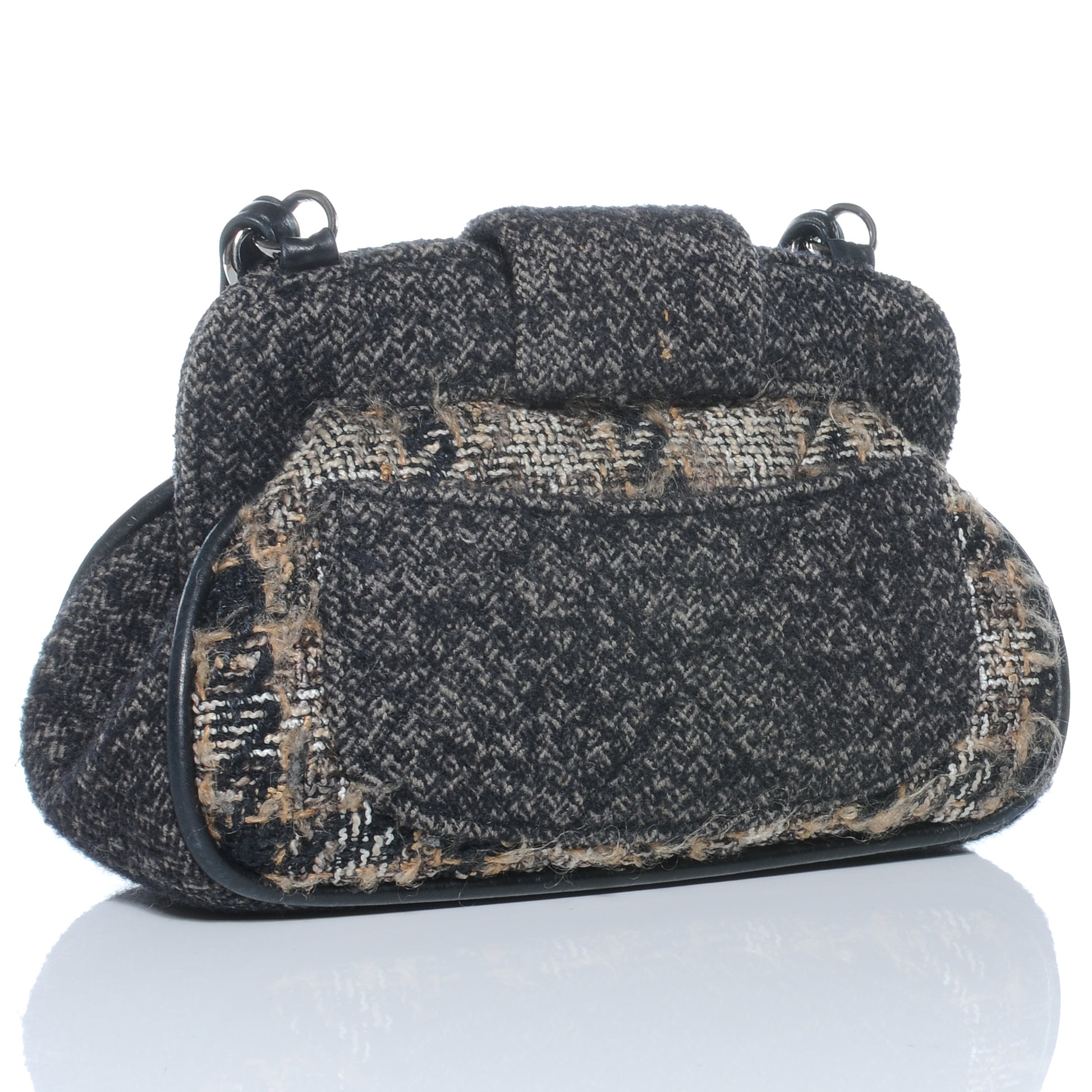 Chanel Tweed Frame Bag 3 of 7