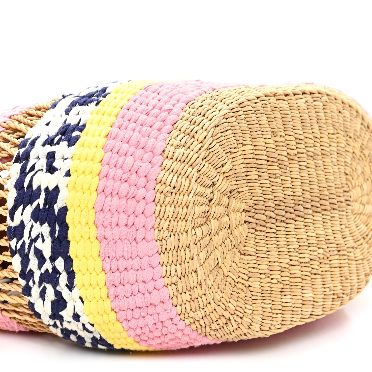 Loewe Raffia Anagram Paulas Ibiza Small Basket Tote Bag Natural