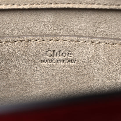 Chloe Calfskin Suede Small Pixie Bag Sienna Red 5 of 10