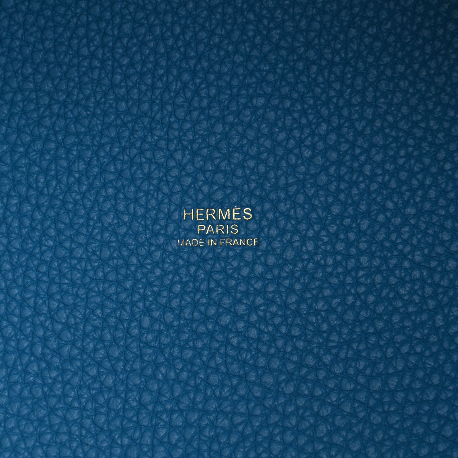 Hermes Taurillon Clemence Casaque Picotin Lock 22 MM Bleu Nuit Black Blue Frida 6 of 9