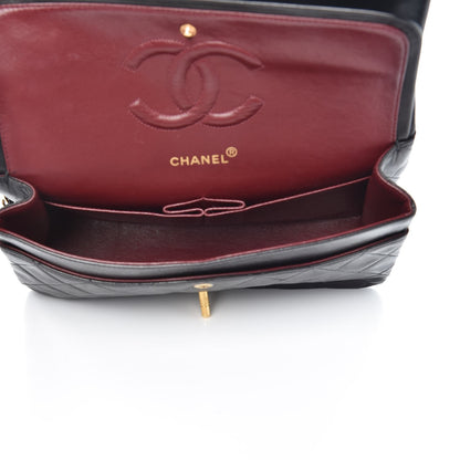 Chanel Lambskin Quilted Medium Double Flap Black 5 of 12