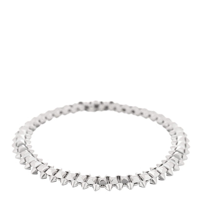 Cartier 18K White Gold Medium Clash De Cartier Flexible Bracelet 17 1 of 3