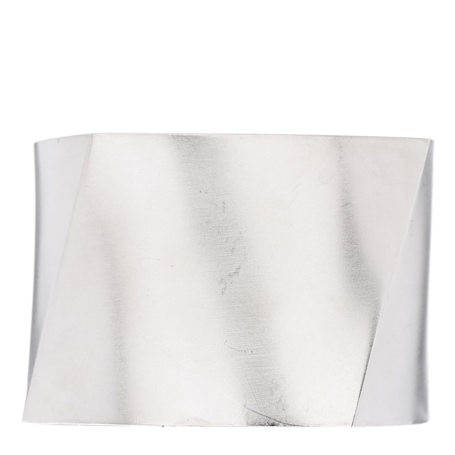 Tiffany Sterling Silver Frank Gehry Torque Wide Bangle Bracelet 1 of 4