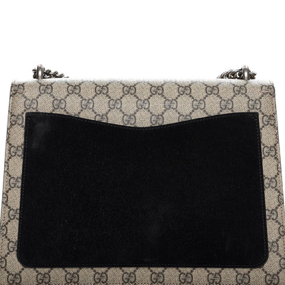 Gucci GG Supreme Monogram Medium Dionysus Shoulder Bag Black 10 of 10