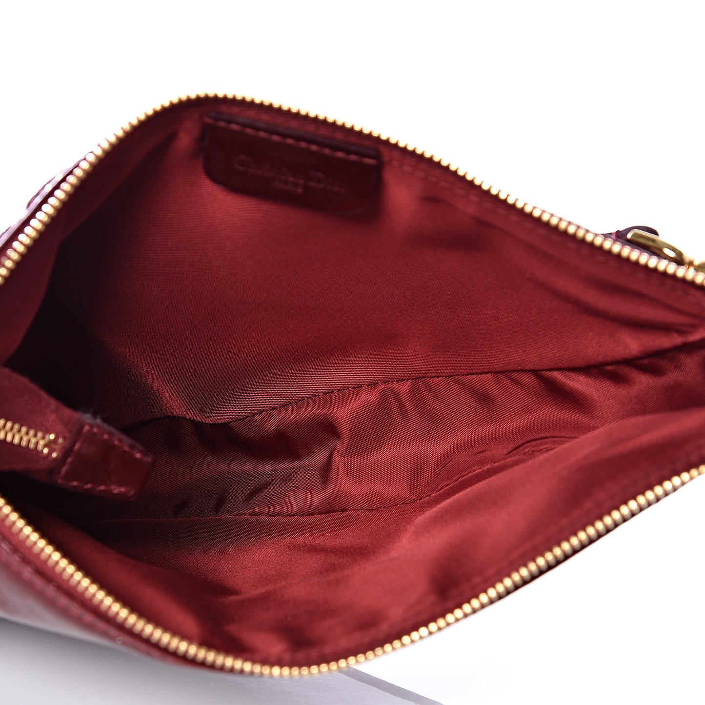 Patent Monogram Mini Saddle Pochette Red