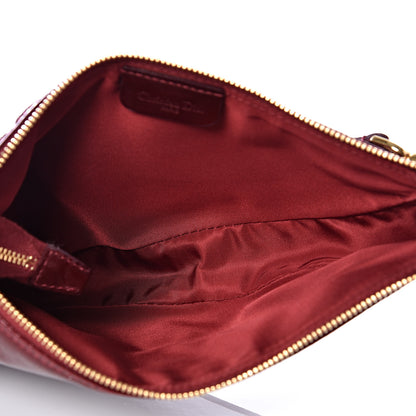 Christian Dior Patent Monogram Mini Saddle Pochette Red 4 of 8
