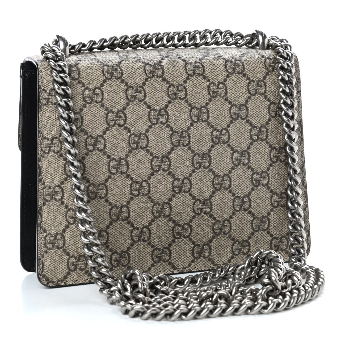 GG Supreme Monogram Mini Dionysus Shoulder Bag Black