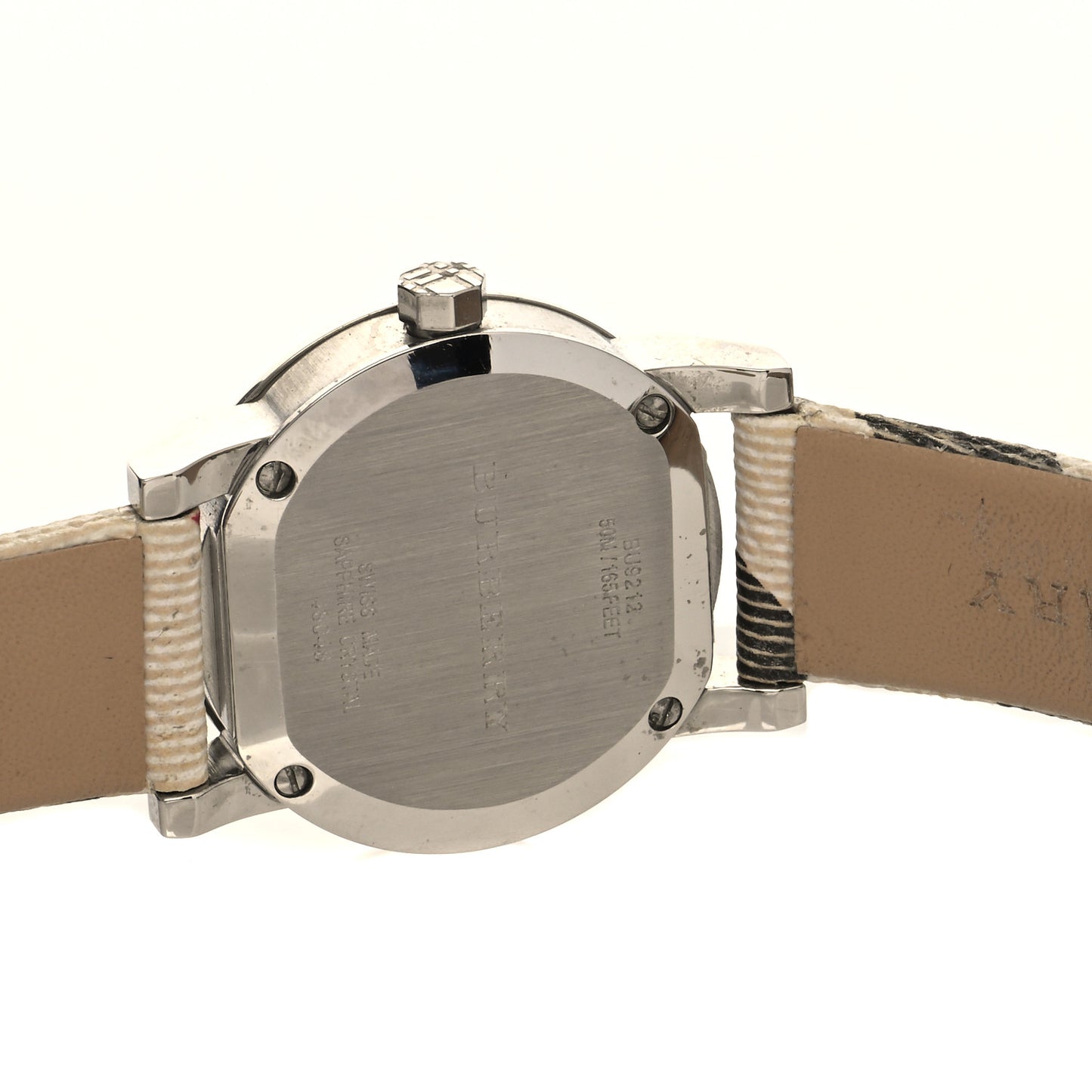 Stainless Steel Calfskin 26mm Nova Check Quartz Watch BU9212
