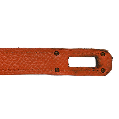 Hermes Epsom Kelly Longue Wallet Orange 7 of 9