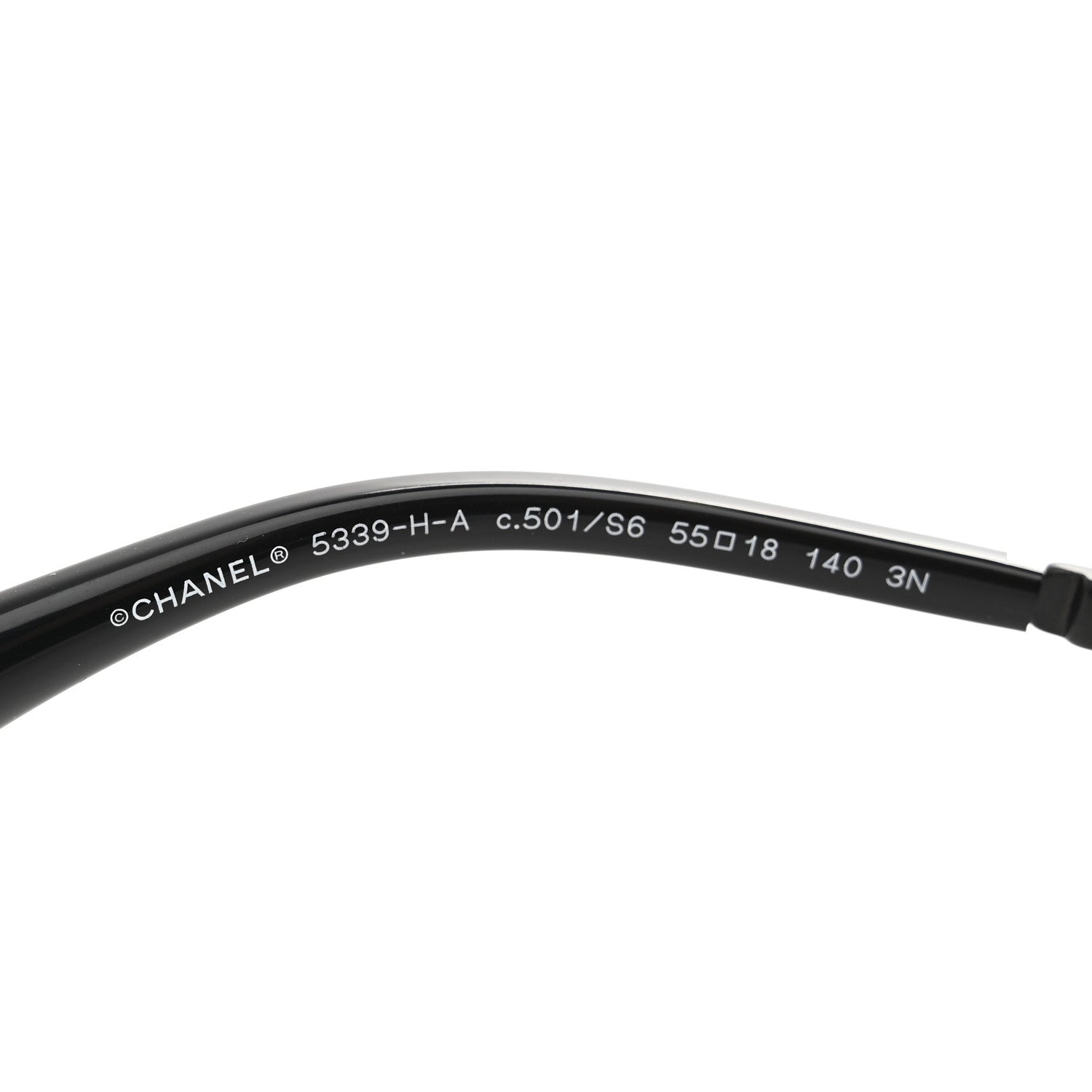 Chanel Acetate Butterfly Winter Pearl Sunglasses 5339-H-A Black 5 of 8