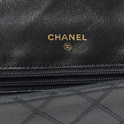 Chanel Lambskin Diamond Stitch Compact Pouch Black 6 of 13