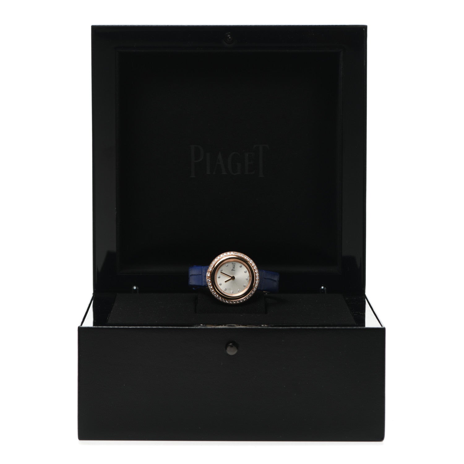 Piaget 18K Rose Gold Alligator Diamond Bezel 34mm Possession Quartz Watch 5 of 5