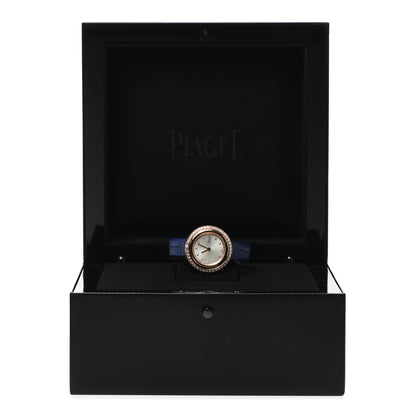 Piaget 18K Rose Gold Alligator Diamond Bezel 34mm Possession Quartz Watch 5 of 5