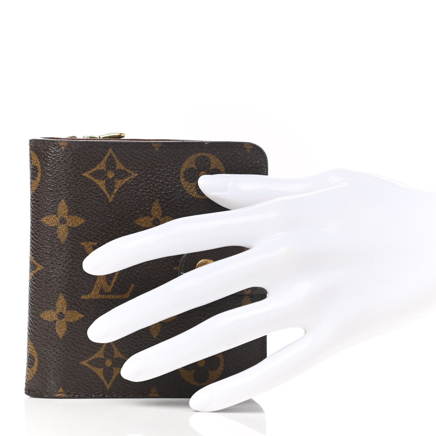 Louis Vuitton Monogram Compact Zippe Zipped Wallet 2 of 8