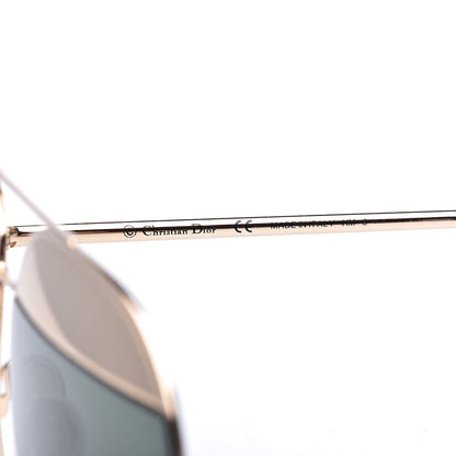 Christian Dior Split 1 Aviator Sunglasses Gold Silver 6 of 7