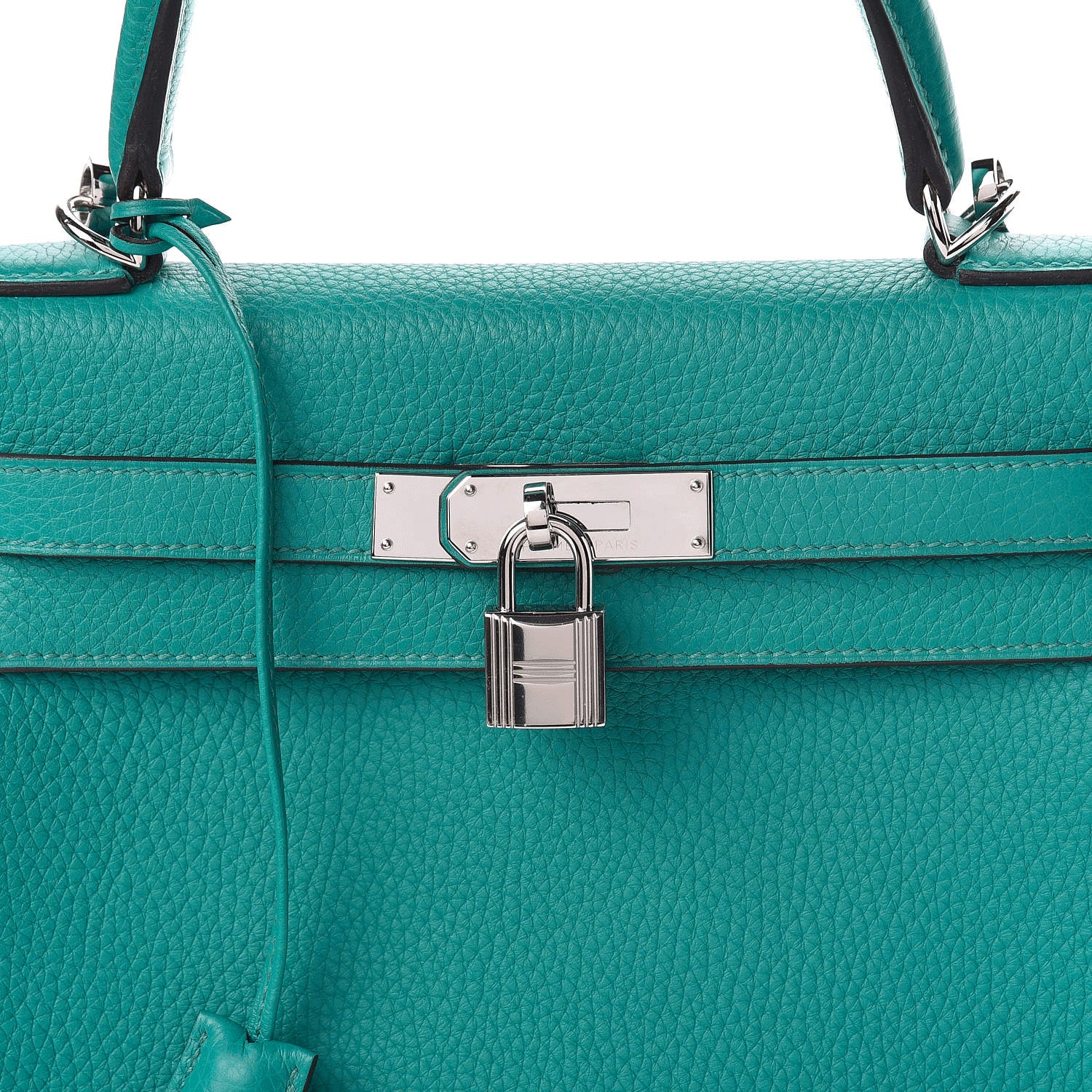 Hermes Taurillon Clemence Kelly Retourne 28 Bleu Paon 10 of 12