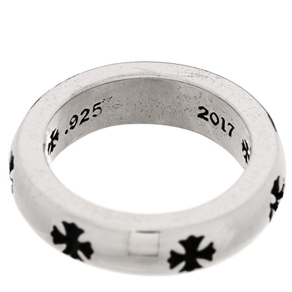 Chrome Hearts Sterling Silver Negative CH Plus Ring 49 5 5 of 5