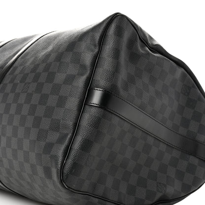 Louis Vuitton Damier Graphite Keepall Bandouliere 55 10 of 13