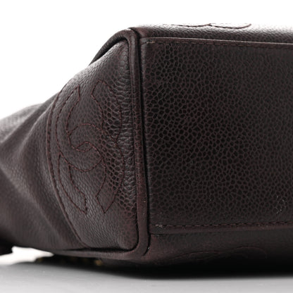 Chanel Caviar CC Shoulder Bag Dark Brown 8 of 11