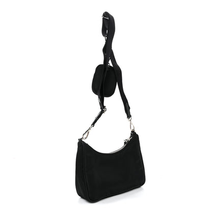 Prada Nylon Re-Edition 2005 Shoulder Bag Black 3 of 10