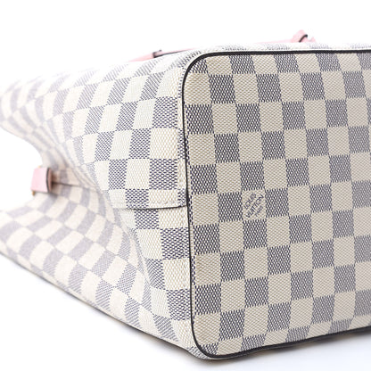 Louis Vuitton Damier Azur Neonoe MM Eau De Rose 7 of 10