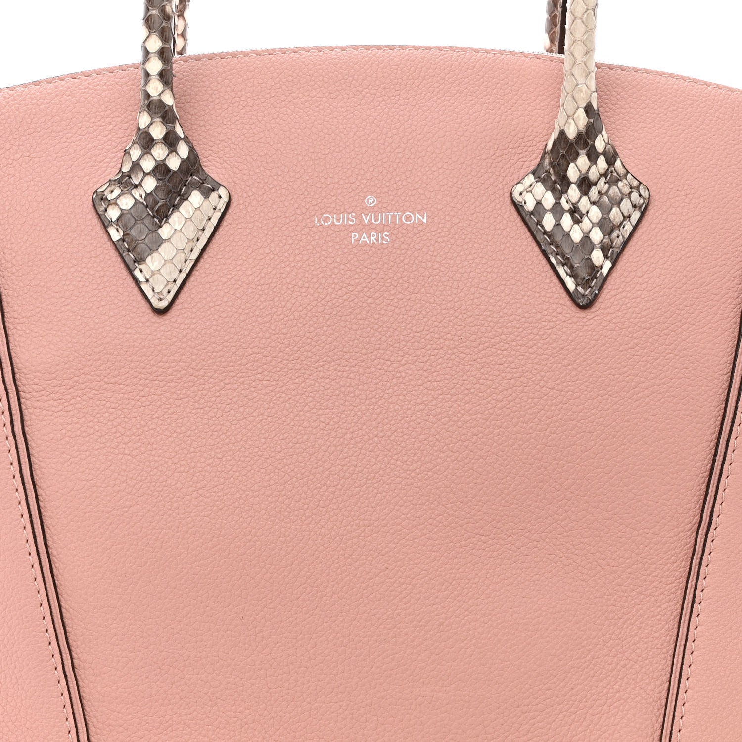 Louis Vuitton Veau Cachemire Snakeskin Soft Lockit MM Magnolia 8 of 10