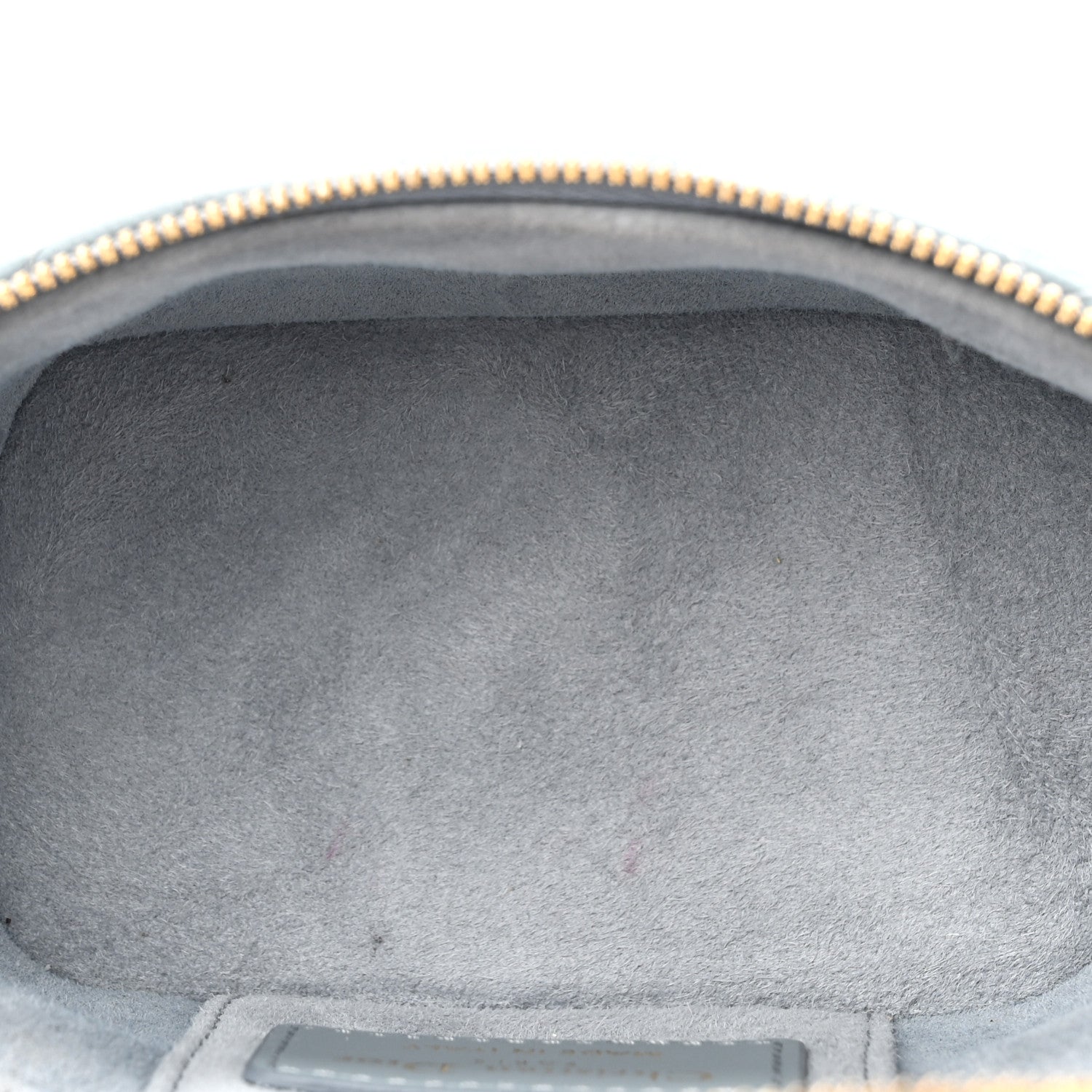Christian Dior Lambskin Cannage Micro Lady Dior Vanity Case Cloud Blue 5 of 10
