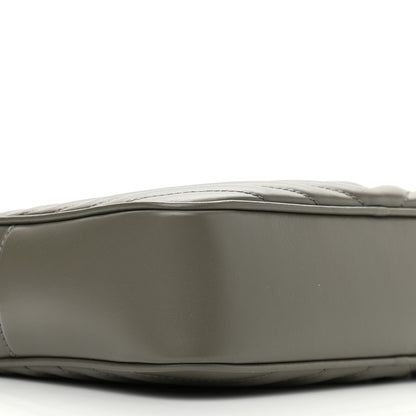 Saint Laurent Calfskin Matelasse Monogram Lou Camera Bag Seaweed 9 of 11